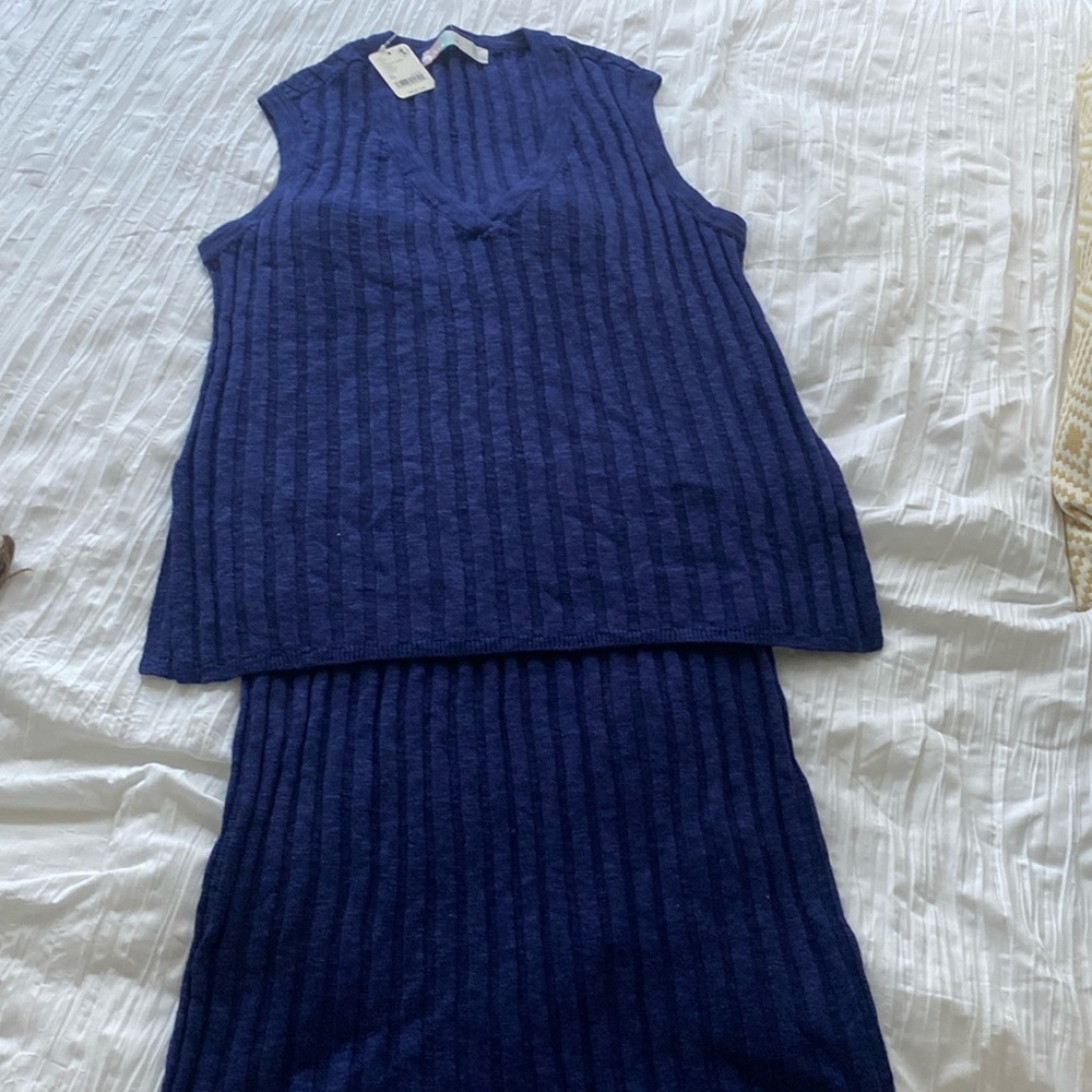 NWT FREE PEOPLE skirt/tank set